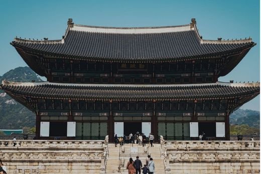 Geunjeongjeon Hall Korean royal palace landmark in Gyeongbokgung Seoul