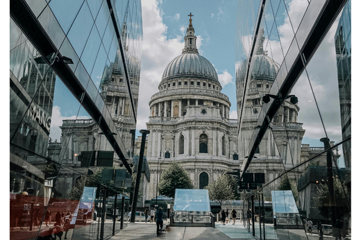 St. Paul’s Cathedral in London with iconic dome and historic architecture